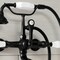 Kingston Brass AE553T0 7-Inch Wall Mount Tub Faucet with Hand Shower, Matte Black AE553T0 - alternate 5